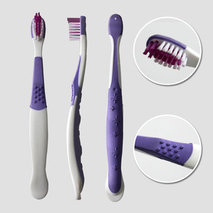 Brosse à dents pour enfants, poils doux, double couleur, brosse à dents manuelle pour enfants, design coloré JSM138 - Product Image 3