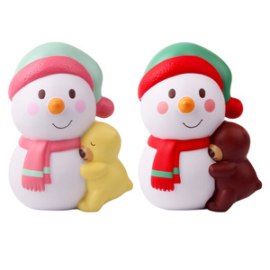 <b>Cute</b> Cartoon Snowman With <b>Bear</b> PVC Soft Toy For Promotional Activities - Product Image 2