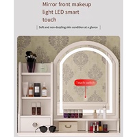 Bureau de vanité d'usine de la Chine pour le maquillage avec la lumière de miroir coiffeuse pour la chambre à coucher