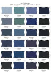 Van Sen Xuebao Velvet Dyed <b>Yarn</b> Count 2/45Nm Composition 5%RWS Merino Wool 20%Recycled Nylon 55%Recycled <b>Polyester</b> 20%Acrylic - Product Image 5