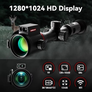 Visor Térmico de Caza de Alta Gama con WIFI, Video, Lente de 50 mm, Visión Nocturna Infrarroja Directa de Fábrica - Product Image 2