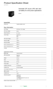 <span class=keywords><strong>UPS</strong></span> <span class=keywords><strong>APC</strong></span> SP2K-W SP Online Original de <span class=keywords><strong>2KVA</strong></span> con Batería Interna, Fuente de Alimentación <span class=keywords><strong>UPS</strong></span> de 2000VA para Computadora de Escritorio - Product Image 3