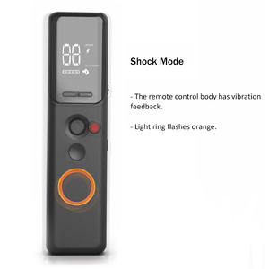 वाटरप्रूफ रिचार्जेबल इलेक्ट्रिक डॉग ट्रेनिंग कॉलर 3 मोड बीप प्लास्टिक से बना सदमे रिमोट कंट्रोल - Product Image 5