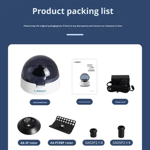 צנטריפוגה ידנית מהירה L-CMP7 עבור ציוד מעבדה ומחקר מדעי של LABGIC/Langeke - Product Image 4