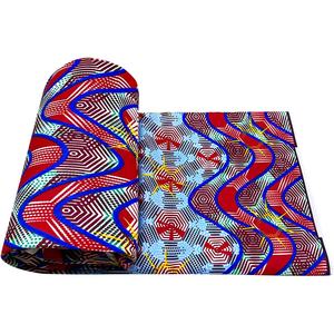 בד אפריקאי מודפס בסגנון אנקרה, בד הולנדי משעווה, <span class=keywords><strong>100</strong></span>% פוליאסטר - Product Image 2