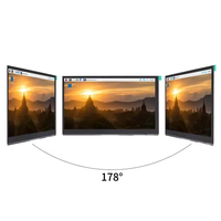 7 pouces Raspberry Pi 1024X600 H-D IPS écran tactile LCD Mini PC moniteur Portable pour Raspberry Pi 3B +/4B/5B/zéro avec support