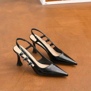 Chaussures pour femmes 2025 – Nouvelles sandales sexy à talon aiguille et bout pointu, respirantes, pour soirée, décontractées et d'extérieur - Product Image 5