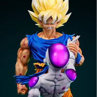 Figurine Dragon Z Ball |   FC Premier Super Saiyan contre Frieza |   Réinjection de résine |   Statue de collection