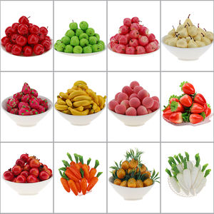 Gresorth Bon Prix OEM Fruits & Légumes Artificiels <span class=keywords><strong>Faux</strong></span> Modèle Alimentaire Pour Noël Halloween Nouvel An Décoration - Product Image 2