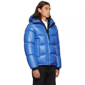 Giacca Puffer Invernale Leggera con Cappuccio in Nylon Satinato, Oversize, Servizio OEM per Uomo, Impermeabile, Vendita all'Ingrosso - Product Image 4