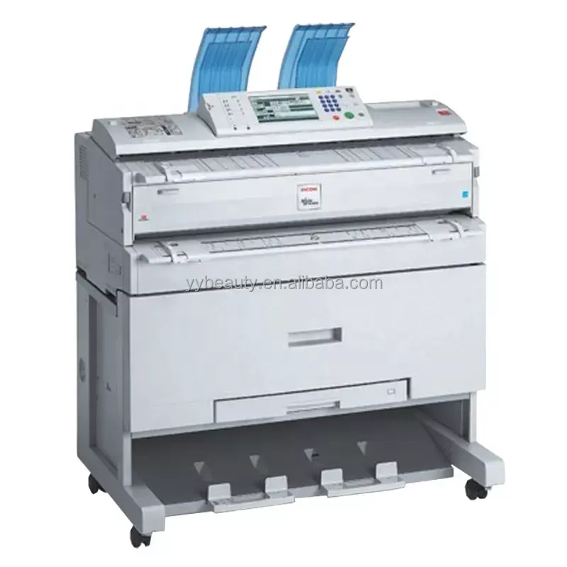 Printer Senyawa Digital Reproduksi Resmi Ricoh Bekas A0 Pencetak Dokumen Format Lebar untuk MP W2401 W3601 Copi Rencana Digital