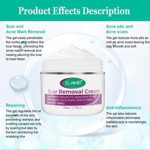 Crème pour le visage ELAIMEI contre les brûlures et les cicatrices, logo personnalisé, lissante, raffermissante, anti-vergetures, crème réparatrice pour toutes les cicatrices - Product Image 6