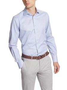 Camicie da uomo, abbigliamento maschile, bianche in cotone, a maniche lunghe, in <span class=keywords><strong>seta</strong></span>, casual, eleganti - Product Image 2