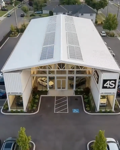 Casa Container Prefabbricata 40ft, Villa di Lusso Moderna Completamente Attrezzata per Negozio Automobilistico 4S - Product Image 1