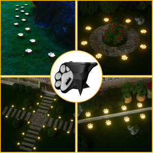 Lampe solaire LED d'extérieur en forme de patte de chien, éclairage paysager à économie d'énergie pour pelouse, jardin, patio, escalier, camping, décoration - Product Image 3