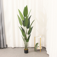 Plantes artificielles Oiseau de paradis de haute qualité pour la décoration intérieure, l'aménagement de centres commerciaux et la décoration de mariages et de fêtes