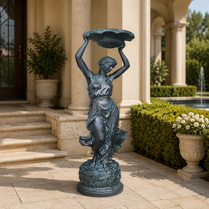 Sculture Figurative in Bronzo delle Divinità delle Quattro Stagioni Realizzate con la Tecnica di Fusione a Cera Persa: Ideali per l'Arredamento Moderno della Casa - Product Image 3