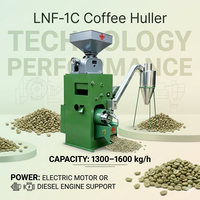 Machine à décortiquer le café automatique de 1,6 tonne par heure, décortiqueuse de grains de café durable avec option moteur diesel LNF-1C