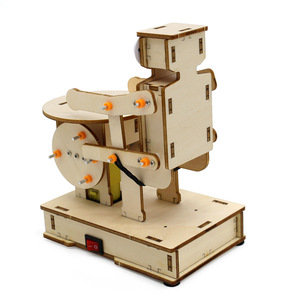 Kit de montage de robot tambour DIY, mouvement mécanique, éducation STEM, enseignement scientifique, jouet éducatif pour enfants - Product Image 2