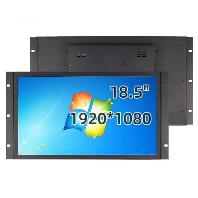 18.5 Inch 1920*1080 Industrial Open Frame Monitor Resistive Capacitive Touch Screen HD-MI VGA  BNC AV USB LCD Display