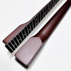 Manico per Chitarra Elettrica TL in Acero Tostato Scuro, Raggio 9,5 Pollici, Finitura Satinata, Scala 25,5 Pollici, 22 Tasti, con Tastiera in Palissandro - Product Image 5