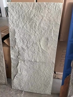 Vente chaude 20mm 30mm 40mm Faux Brique 1200x600 3D PU Pierre Faux Rock PU Panneau Mural Intérieur