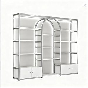 Suporte de Exibição de Armazenamento de Cosméticos de Alta Qualidade em Aço Inoxidável, Suporte para Perfume, Expositor de Cosméticos - Product Image 2