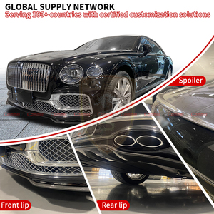 Kit de Carrocería para Bentley Flying Spur, Fibra de Carbono Seca, Estilo W12, Alerón Delantero, Faldones Laterales, Alerón Trasero Tipo Cola de Pato, Difusor Trasero - Product Image 3