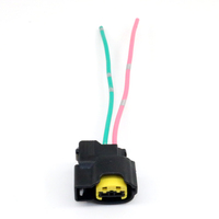 Nouvel Arrivage Adaptateurs ABC LED Automobiles Connecteurs Rapides Ailés à Vis 2 Broches Type Molex Femelle Laiton Nylon IP66