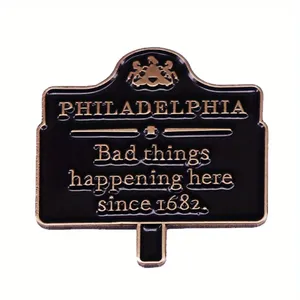 "ฟิลาเดลเฟียสิ่งไม่ดีเกิดขึ้นที่นี่ตั้งแต่1682" อุปกรณ์เสริมป้ายป้ายถนนตลก - Product Image 5