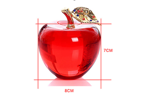 <b>Crystal</b> an Fruit for Girls Girlfriend Birthday Engraving Home Decoration Ornaments Valentine's Day Gift - Product Image 4