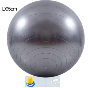Balle d'entraînement professionnelle en PVC antidéflagrante D95cm balle <span class=keywords><strong>de</strong></span> Pilates <span class=keywords><strong>de</strong></span> Yoga simple <span class=keywords><strong>de</strong></span> grande taille avec pompe à air pour Studio <span class=keywords><strong>Gym</strong></span> - Product Image 5