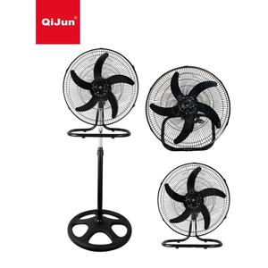 Perú Uruguay Paraguay 360 ° 18 pulgadas 16 pulgadas 3 en 1 Ventilador de soporte eléctrico para el hogar Altura ajustable con hoja de metal de aluminio PP - Product Image 4