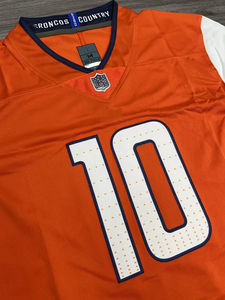 Nouveau maillot de football américain cousu 2026 des Denver Broncos : Bo Nix, Courtland Sutton, Bonitto, RJ Harvey, Barron, Talanoa Hufanga, Elway - Product Image 4