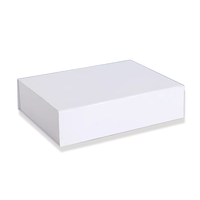 Boîte cadeau de mariage avec ruban Boîte de faveur pliante en carton pour douche nuptiale, fête d'anniversaire et événements spéciaux