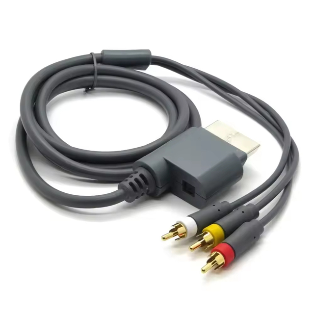 1.8m AV Adapter for Xboxes 360 Game Console Audio Video Cable Cord Connection Cable Cord Wired Audio/Video Connection