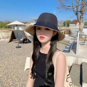 Chapeaux d'été unisexes en gros, protection solaire UV extérieure, en tissu maillé, à large bord, avec nœud décoratif, pour la pêche, les loisirs et le ski - Product Image 3