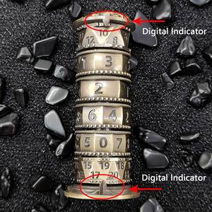 Dados <span class=keywords><strong>de</strong></span> metal giratorios en relieve Dragon Tower, Dados DND para jugadores <span class=keywords><strong>de</strong></span> juegos RPG, envío rápido en stock - Product Image 3