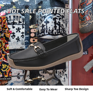 Ventas Mensuales de 10,000 Pares, Gran Oferta 2025, Zapatos Casuales de Mujer de Talla Grande con Punta en Pico, Ligeros, Transpirables, Suaves, para Primavera y Verano - Product Image 2