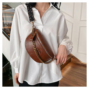 Bolso bandolera de hombro con letras de lujo de gran capacidad y moda sencilla al por mayor, bolso de pecho para mujer - Product Image 4