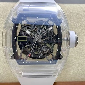 Couture Fashion Style Crystalline Sapphire Case <b>Skeleton</b> Hollow Dial Automatic Self-Winding <b>Mens</b> Luxury <b>Watch</b> Waterproof Sport - Product Image 2