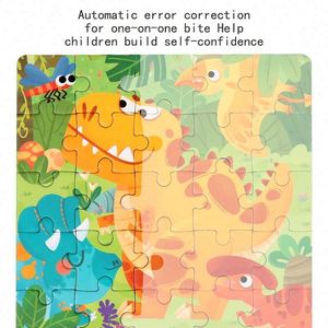 Libro de Rompecabezas Magnéticos de Animales de Madera para Niños Pequeños (2-4 Años) - Juguete Educativo de Dibujos Animados - Product Image 3