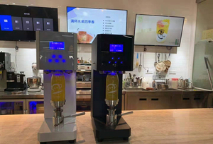 Machine de scellage de bouteilles électrique commerciale entièrement automatique, scellage thermique, couvercle en plastique, scellage de gobelets, bouchonnage, magasins de boissons au lait et de thé - Product Image 6