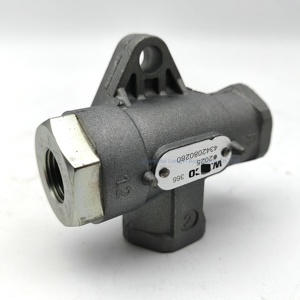 Soupape de retenue double d'origine 4342080280 1517989 98CT2K119BA 5000862537 ZG046040002 11063719 Pièces de système de freinage pneumatique Camion Bus - Product Image 2