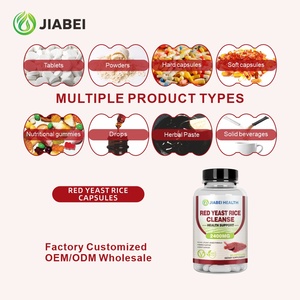 Kapsul Beras Merah Khusus untuk Dewasa Pabrik OEM/ODM Suplemen Herbal untuk Kesehatan Kardiovaskular - Product Image 2