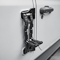 Marchepied de porte de voiture en aluminium tout-terrain Maike OMU 4x4 noir pour Jeep Wrangler JL JK JTAccessories