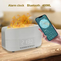 Le plus récent humidificateur d'air de feu 3D veilleuse diffuseur d'arôme brume fraîche humidificateur de feu de flamme Led ultrasonique