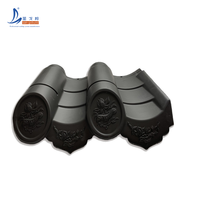 Tuiles de toiture antiques impériales chinoises, matériaux de construction taoïstes, toiture traditionnelle en composite polymère, tuiles de toiture en argile