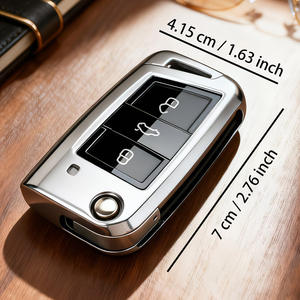 Funda para llave de Volkswagen Sagitar, Tayron, Passat, Bora, Magotan, Lavida, Polo, Tharu, CC, Golf, <span class=keywords><strong>ID3</strong></span>, Talagon, OLIVER - Product Image 2