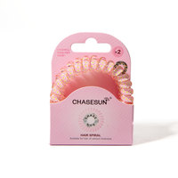 Élastiques à cheveux spirale adorables pour femmes et filles, accessoires capillaires mignons inspirés du design de cordon de téléphone, doux et élégants
